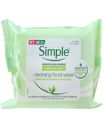Simple Kind to Skin Cleansing Facial Wipes