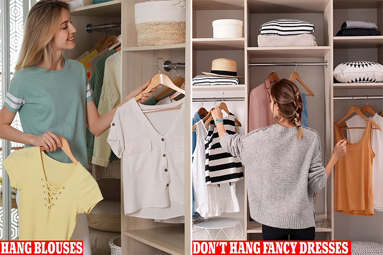 Always hang clothing correctly when hanging them up!