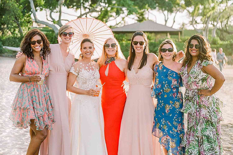 attire suggestions for a summer wedding.