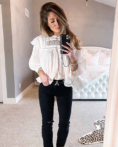 Black Jeans and a Blouse