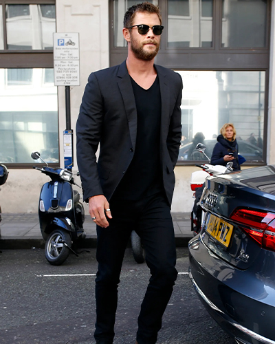 Blazer and Jeans