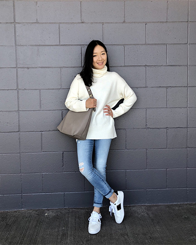 Oversized Sweater and Jeans