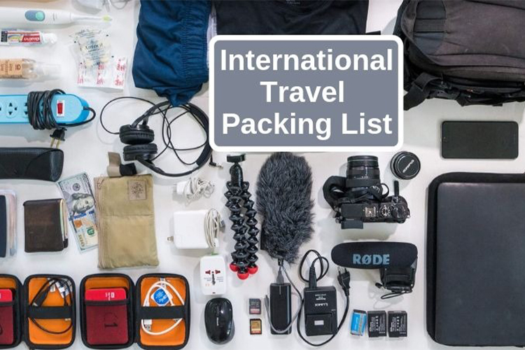 How I pack for overseas travel.