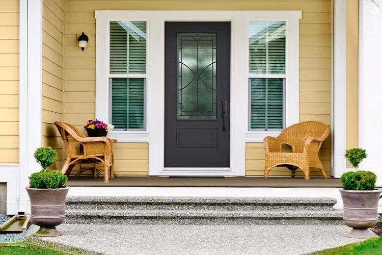Inspiration for your front porch entryway decor.
