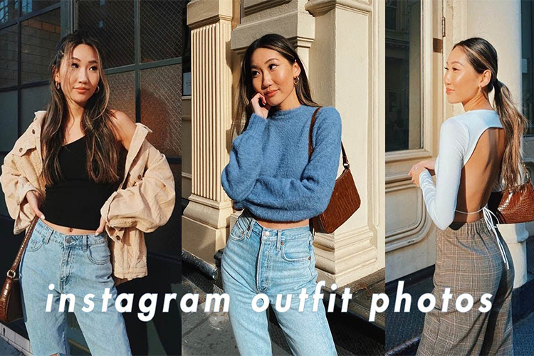 Instagram outfit photo editing techniques.