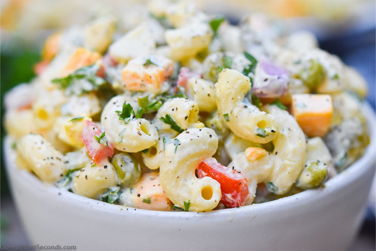 inventive pasta salad combinations.