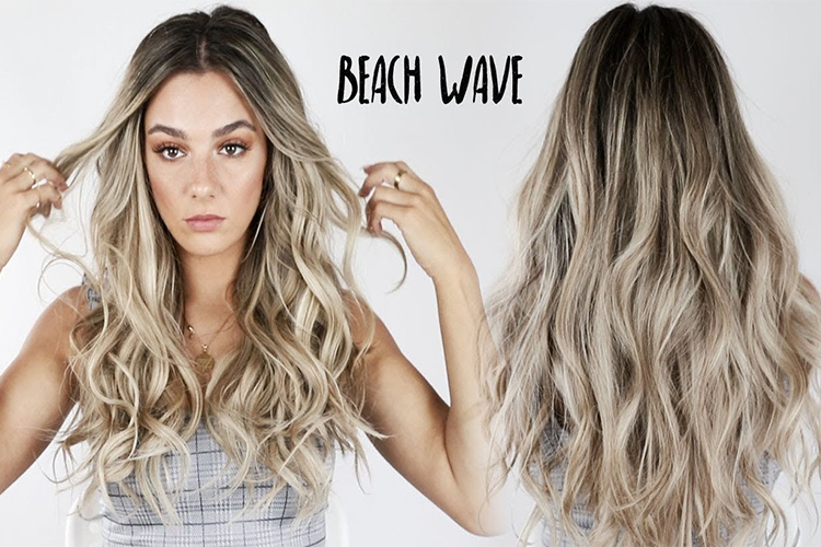 How to achieve the beachy wavy hairs easily.