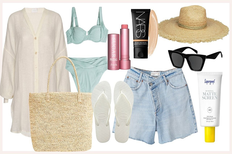 List the contents of your beach bag.