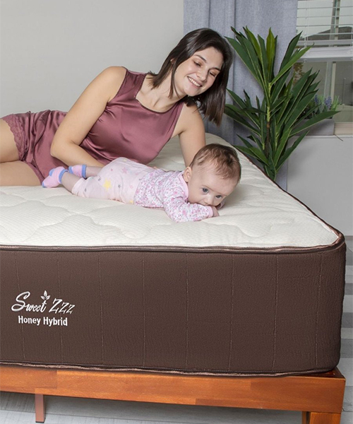1. Honey Hybrid Mattress